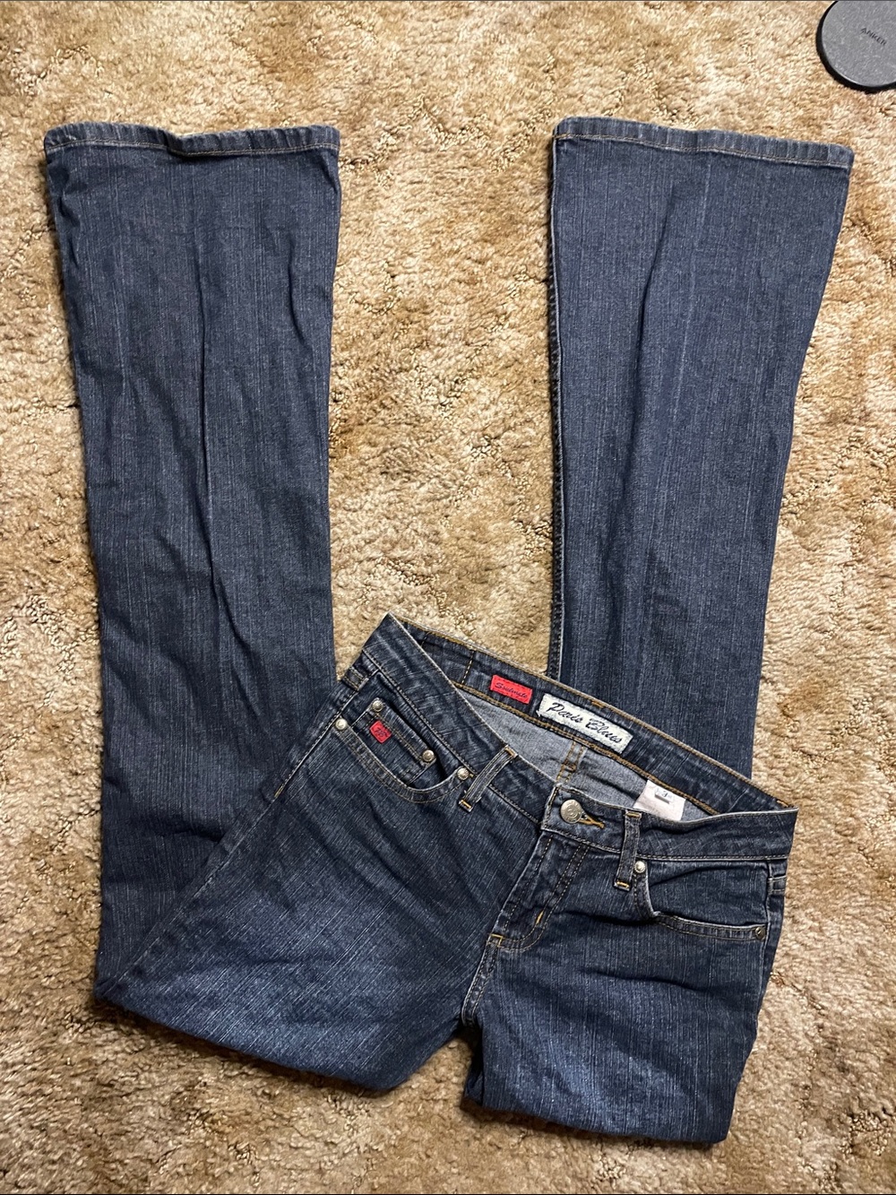 Paris Blues Y2K Low Rise 2000s Style Soulmate Bootcut Jean Size‎ 3 Juniors